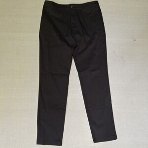 Birddogs Lined Pants Mens 32x30 Black Pink Liner Slim Fit Performance Chino
